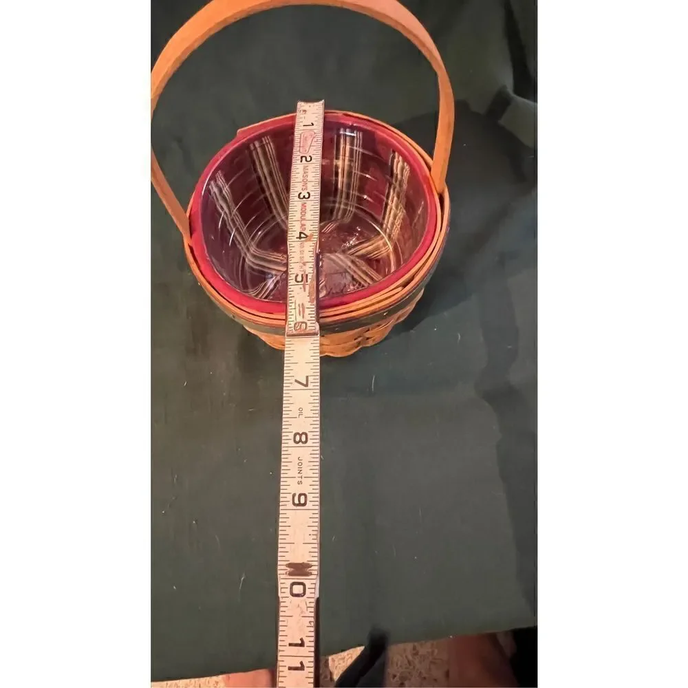 LONGABERGER HANDMADE BASKET EASTER PLEASE SEE PHOTOS FOR MEASUREMENTS EUC